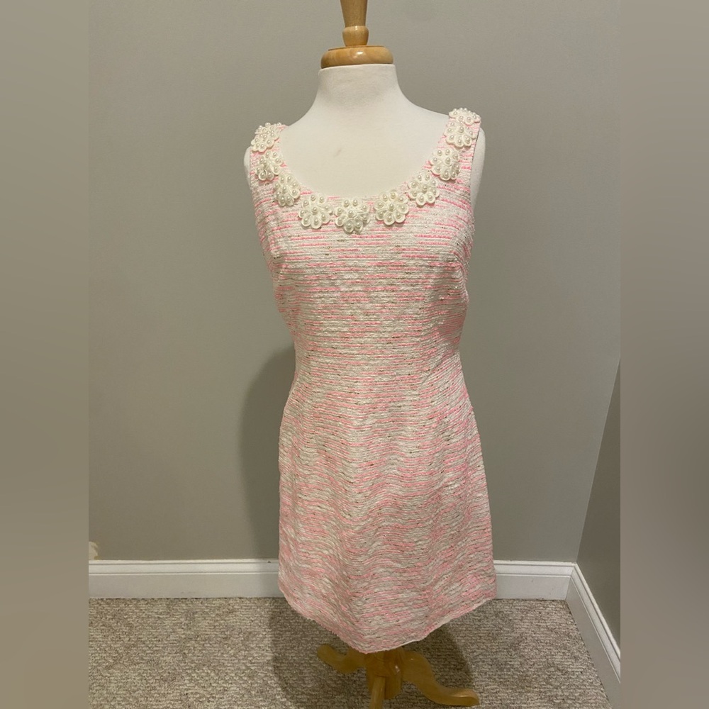 Lilly Pulitzer, Nina dress size 8 pink and white